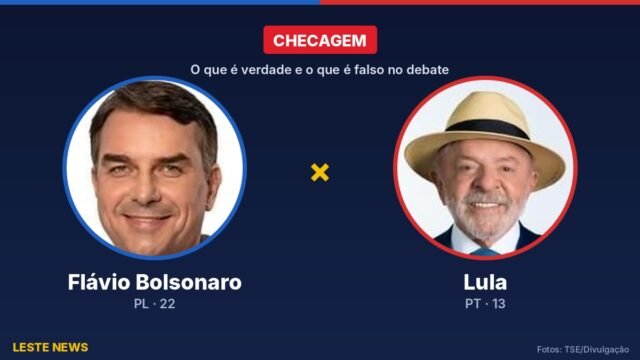 Checagem: o que é verdade e o que é falso no debate entre Lula e Flávio