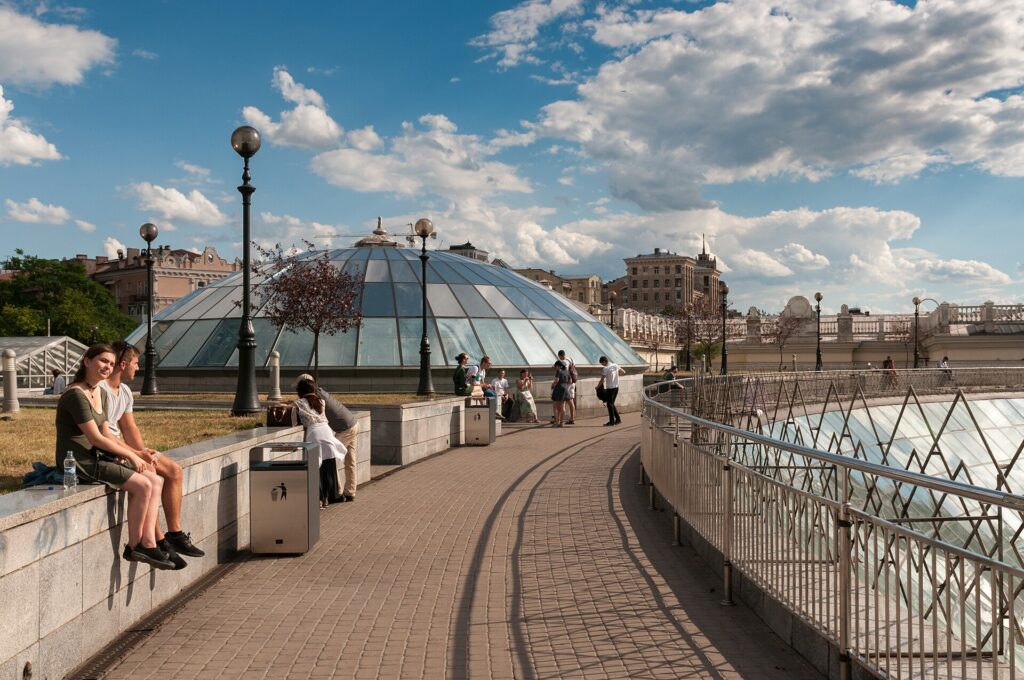 Praça da Independência, em Kiev, na Ucrânia