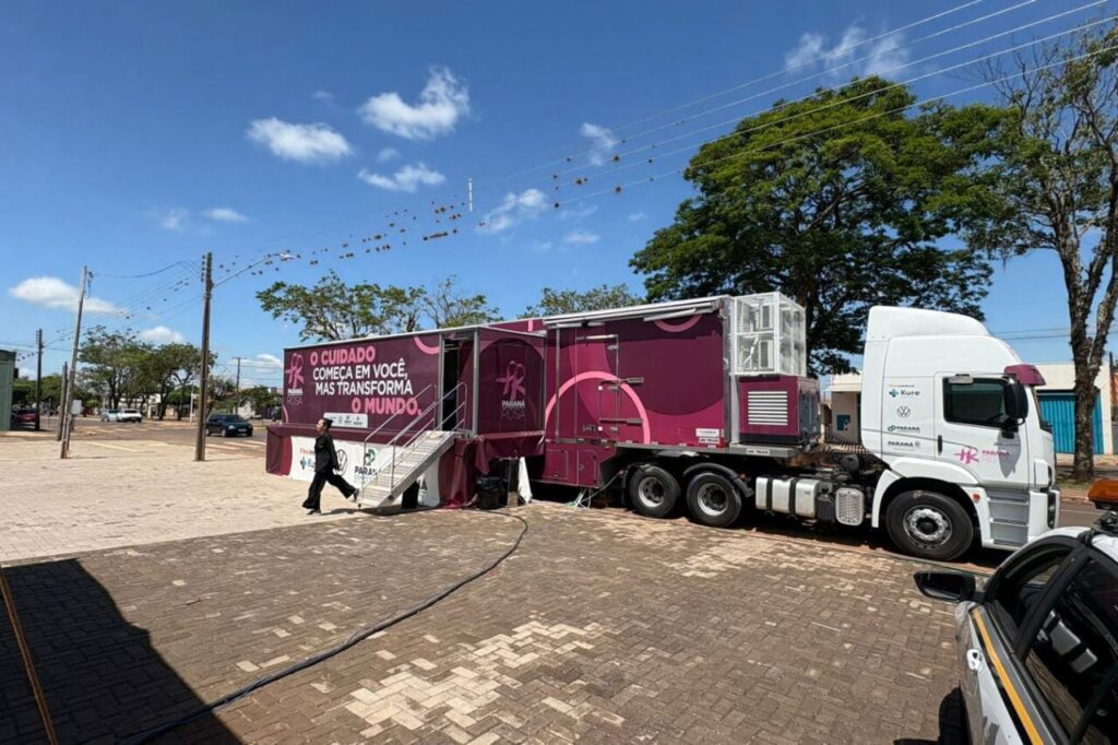 Carreta Saúde da Mulher chega a Imbaú com mamografia e papanicolau gratuitos